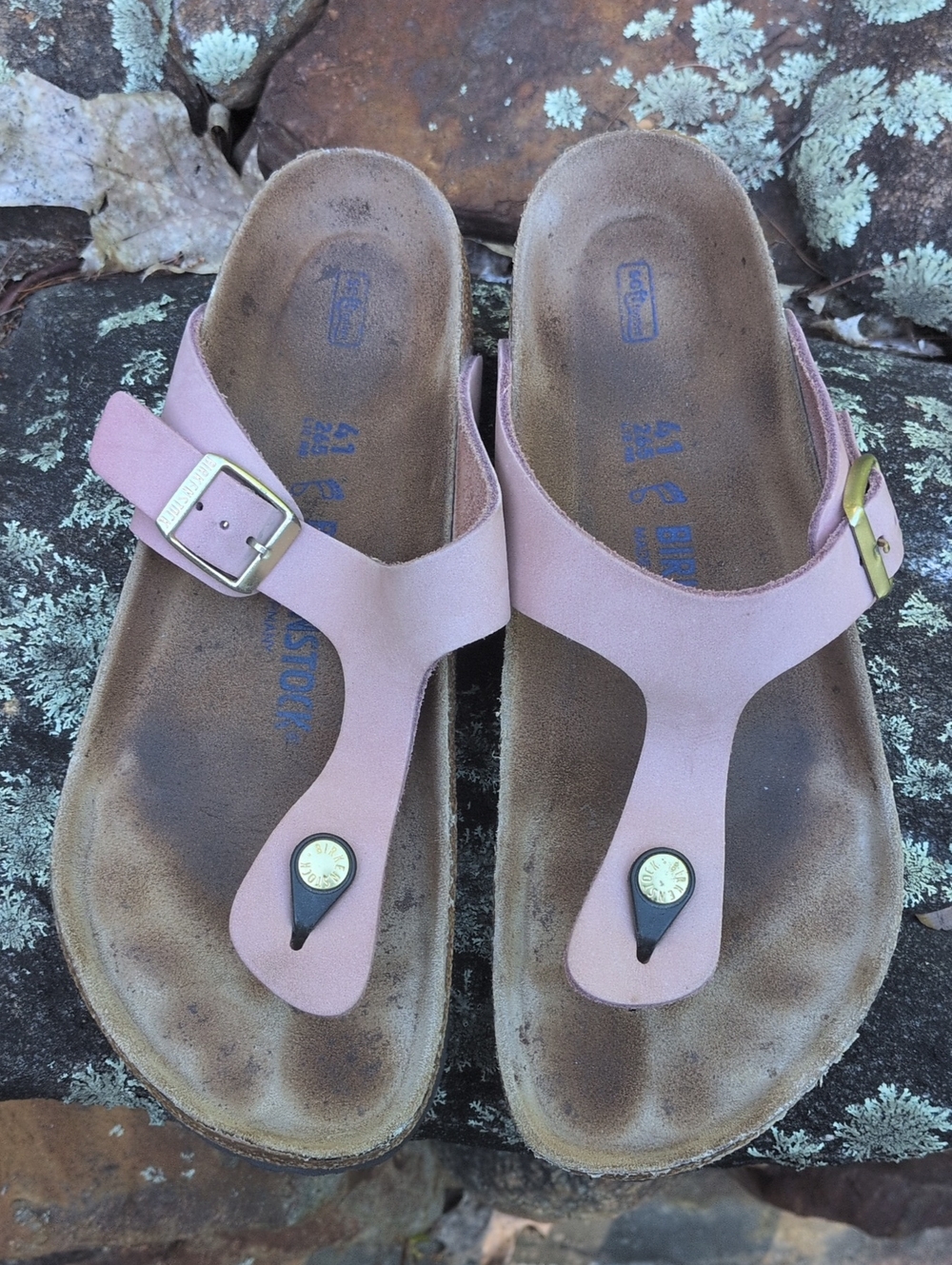 Birkenstock Pink Gizeh Thong Sandals Size 41/ 10 Women's